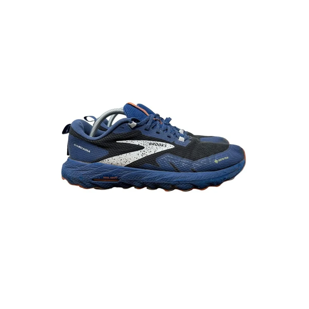 Brooks Cascadia 17 GTX Trail Running Shoes Mens 9 Blue Black Orange 1104021D062